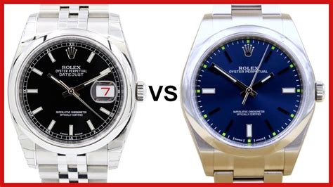 rolex datejust 36 vs oyster perpetual 39|rolex 2022 release datejust 36.